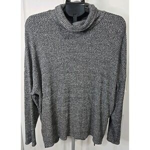 American Eagle Women's XL Gray Sweater Soft & Sexy Plush Cowl Neck